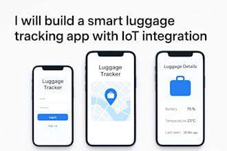 build a smart luggage tracking app with iot integration