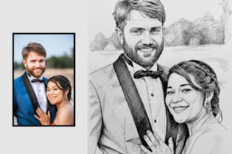 do professional pencil drawing