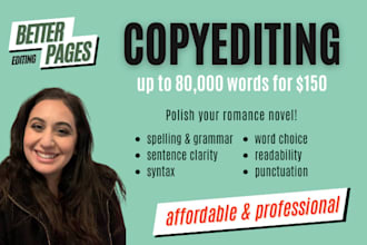 copyedit your romance novel
