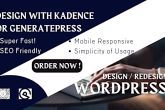 build superfast wordpress website with generatepress, generateblocks, gutenberg