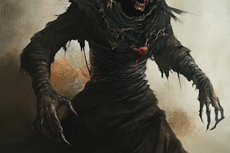create sci fi, fantasy, horror and fiction character