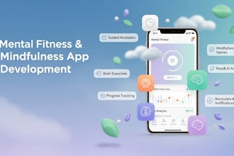 develop a mental fitness app with mindfulness and cognitive exercises