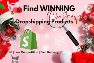 find winning christmas dropshipping products for shopify or ecommerce store