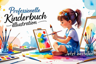 kinderbuchillustration kinderbilderbuchillustration kinderillustration kinder