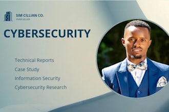 do cybersecurity projects, reports and documentation