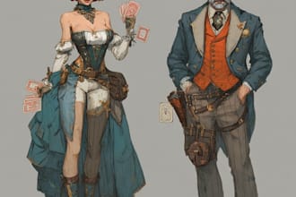 design a game character