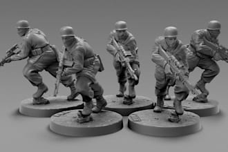 sculpt 3d anime figure,toy model 3d action figure,articulated figure,miniature