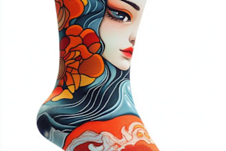 make sublimation unique socks design and shoes design