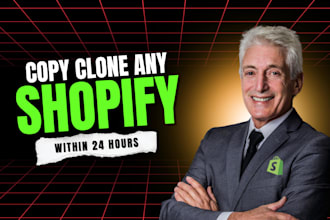 copy, clone, duplicate, redesign any shopify website