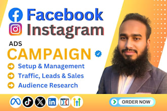 setup, manage, optimize meta ads manager for facebook, instagram ads specialist