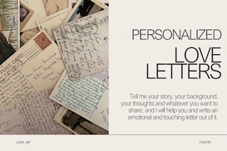 write you a personalized love letter