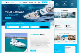 yacht website boat website yacht rental jet ski website yacht logo yacht rental