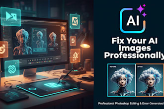 do any photo editing and fix ai generated images