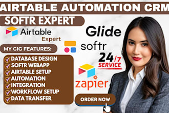 be your airtable expert softr for airtable database design automation