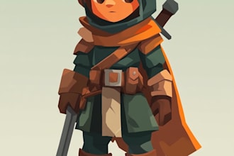 design 2d game character