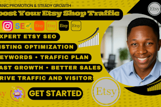 promote your etsy shop listings with expert etsy SEO for increased sale