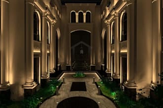 do lighting design, facade lighting interior and exterior using dialux evo