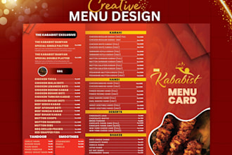 design modern restaurant menu design thats boost your sales