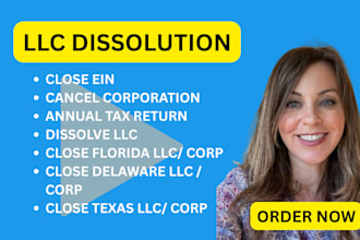 terminate or cancel corporation dissolve us llc florida texas and delaware