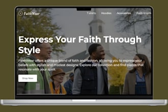 design print on demand christian apparel shopify pod faith based christian store