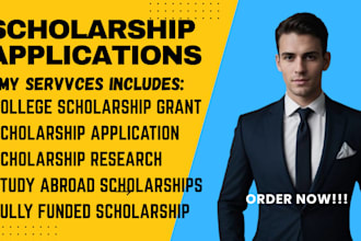 search apply scholarship college grant funding fundraising loan approval for you