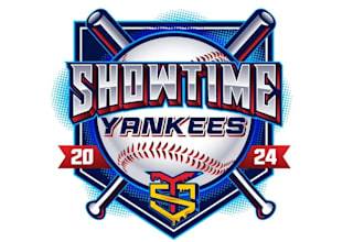 create professional and specially baseball logo design