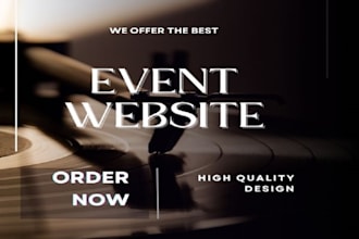 design event planner website corporate conference  events party wedding website