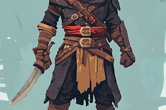 unique 2d game characters