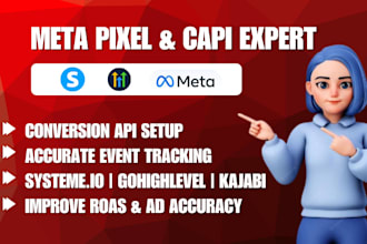 setup meta pixel and conversion API tracking for landing page funnels