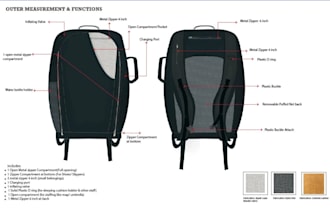 design handbag backpack, duffle bag tech pack, bag design, bag tech pack