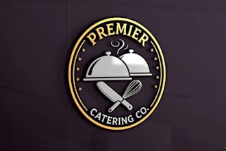 design restaurant, pizza, bbq, coffee shop, juice, catering, food logo