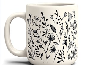 draw a mug or coffee mug design