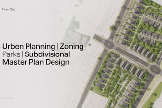design professional urban planning, zoning, and subdivision master plans