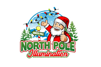 create graceful and fantastic christmas logo design