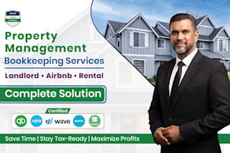 do real estate, property and airbnb bookkeeping in quickbooks and xero