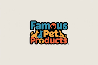 design awesome famous pet products logo only 15 hours
