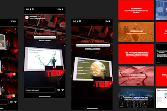 create professional design for pitch presentations