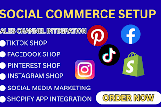 be social commerce manager setup tiktok facebook  instagram pinterest shop