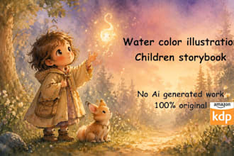 illustrate children story book illustration book cover picture book cover design