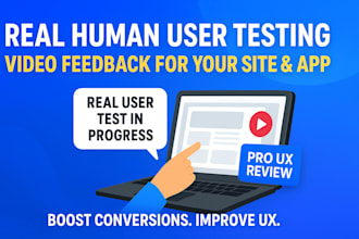do professional user testing and test your website