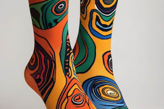 make unique socks design and custom socks design