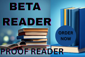 be your beta reader and review your book as a reader on amazon