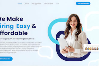 design squarespace recruitment website hiring agency website job listing website