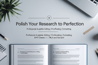 proofread n polish your academic paper, manuscript for clarity and impact
