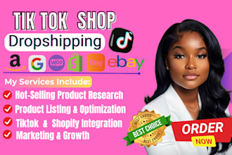 setup and manage tik tok shop, shopify tiktok shop dropshipping, tiktok ads