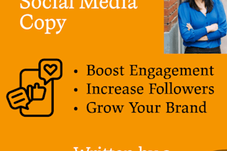 write social media posts and photo captions