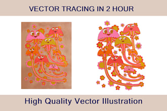 do vector tracing image cleanup, convert logo to vector file