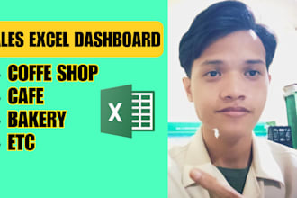 create sales report or dashboard in excel for your business
