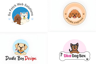 do lion tiger dog horse bear cat crow fox and all animal logo design