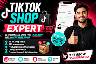 setup tiktok shop and optimize product listings